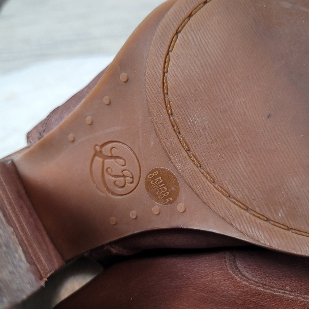 Lucky Brand Lizet brown leather heels - Picture 7 of 14